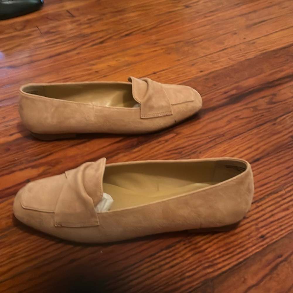 7 1/2 medium twist light toffee color, loafers women’s shoes